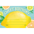 Teacher Created Resources Lemon Zest Sweet Birthday Awards, PK180 TCR8494